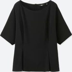 Uniqlo Drape Tuck Blouse